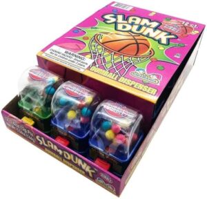Kidsmania Dubble Bubble Slam Dunk Gumball Dispenser 12ct